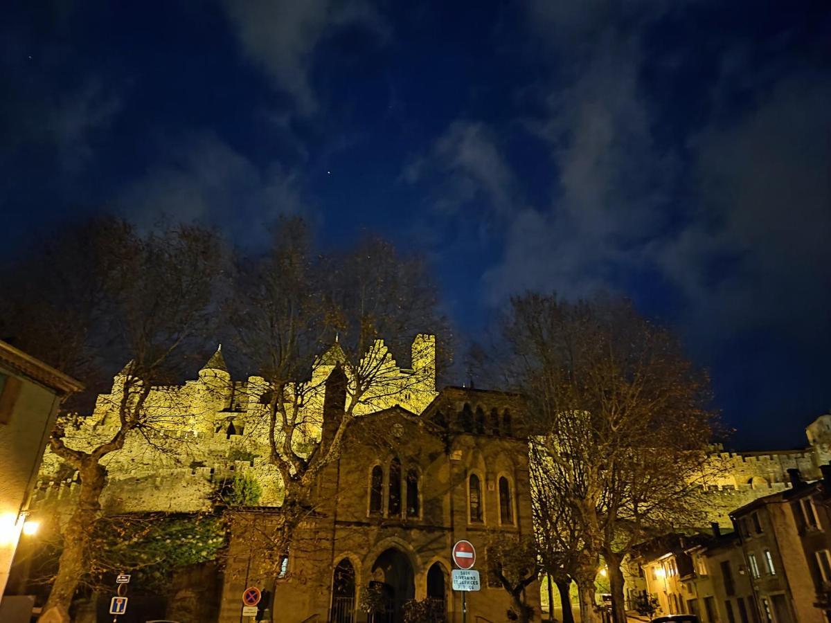 Le Bokeh - Face A La Cite Medievale カルカソンヌ エクステリア 写真